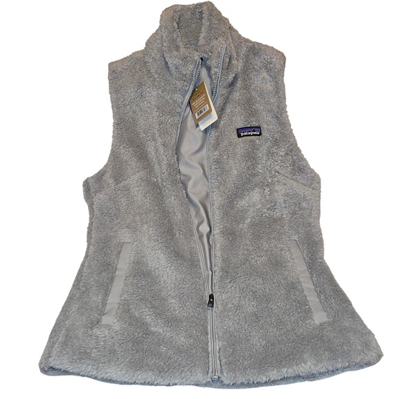 Patagonia‎ Los Gatos Fleece Vest Full Zip Sleeveless Gray XS - Picture 1 of 8